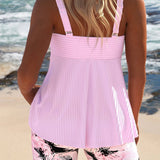 Edite | Conjunto Tankini Elegante com Calções