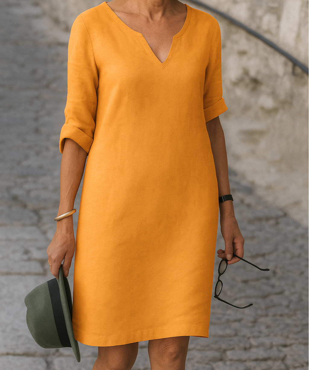 Rita™ | Vestido elegante com decote em V.