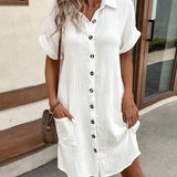Marrit™ | Vestido longo com botões
