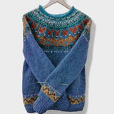 Âmbar | Cardigan vintage elegante com gola redonda