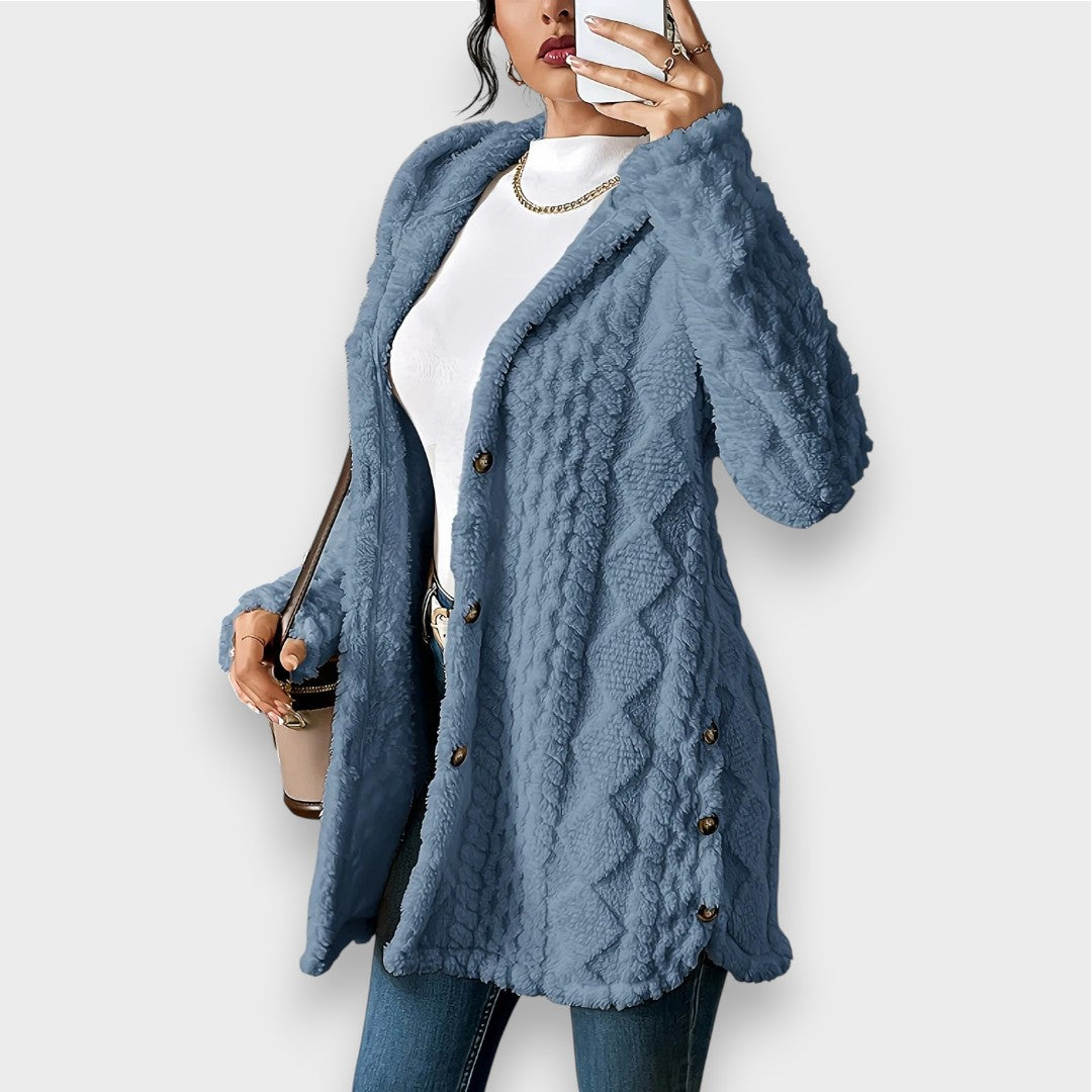 Charlotte | Cardigan de Pelúcia com Capuz