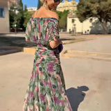 Louise | Vestido Maxi de Festa Elegante com Decote em V