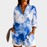 Blusa de Água-Tinta Costeira