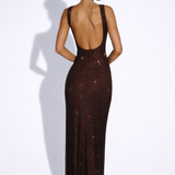 Elara | Vestido Maxi buddel check nog