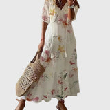 Amália | Vestido Maxi de Verão Boho Vintage