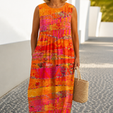 Benedita | Vestido Midi Pôr do Sol