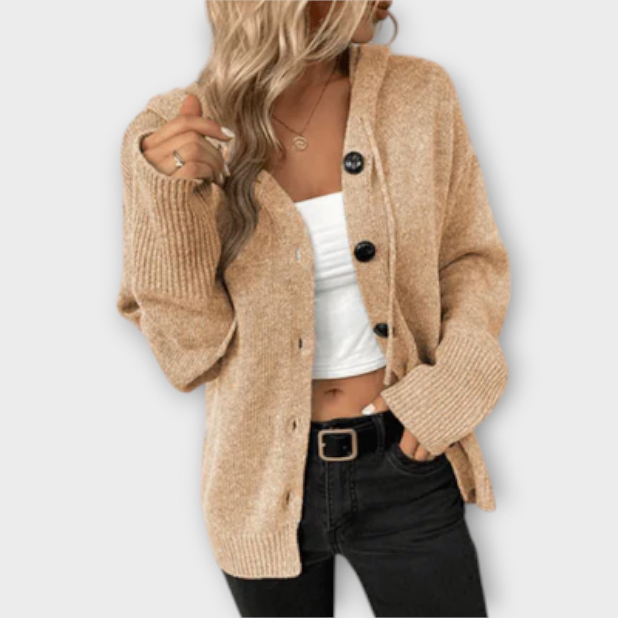 Brittan - Cardigan Tricotado com Botões