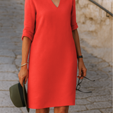 Rita™ | Vestido elegante com decote em V.