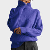 Remmy | Pullover de Gola Alta Estruturada em Malha