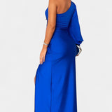 Andrea - Vestido Drapeado Um Ombro