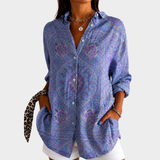 Blusa Grace em Lavanda Mosaico