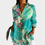 Blusa Coastal Bloom Moonlight