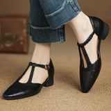 Mary Janes Clássicas Fivela Lateral Mulher | Elegantes Primavera