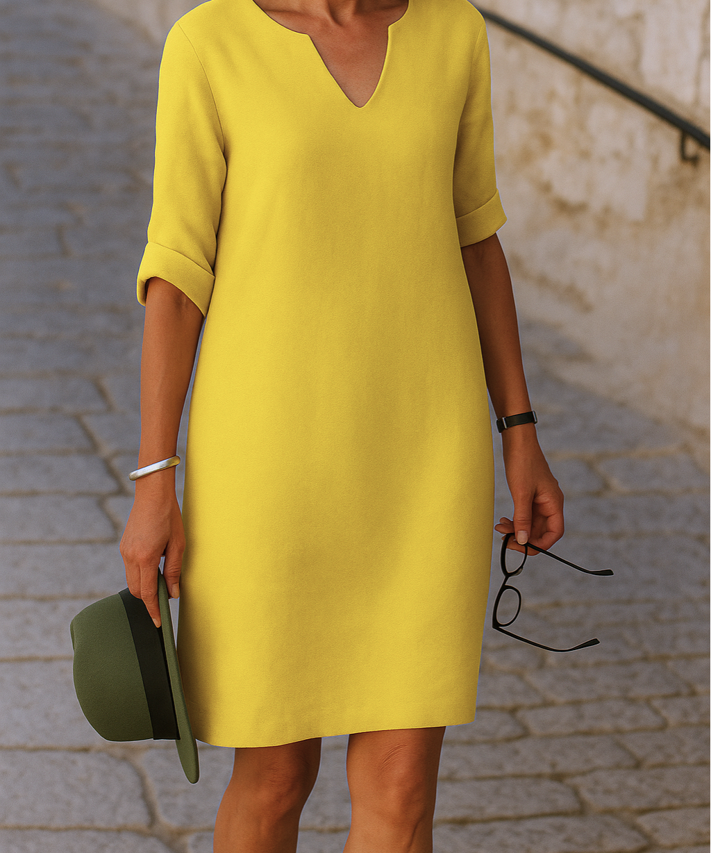 Rita™ | Vestido elegante com decote em V.