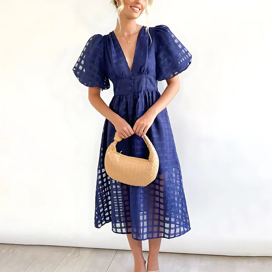Lise™ | Vestido Midi Romântico