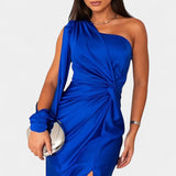 Andrea - Vestido Drapeado Um Ombro