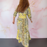 Anita™ | Elegante maxivestido boho com cinto