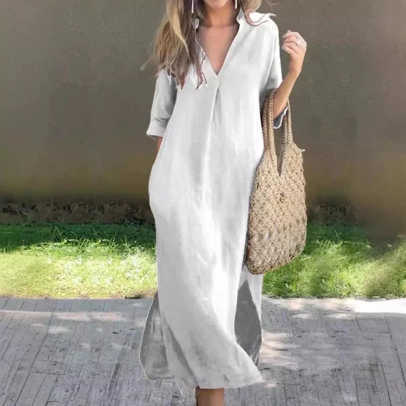 ELENA | Vestido de Verão Leve e Elegante