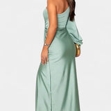 Andrea - Vestido Drapeado Um Ombro