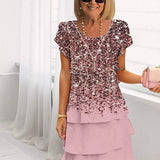 Ellie™ | Vestido em camadas com estampa floral