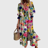 Zariah | Robe Maxi Boémienne Elegante