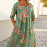 Aurora | Vestido Midi Relaxado