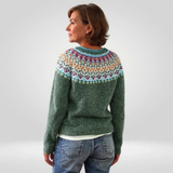 Abigail | Pullover Vintage Islandês de Malha
