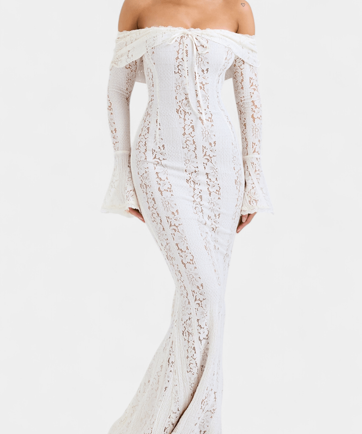 Alberte | Vestido Off-Shoulder