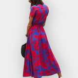 Beatriz | Vestido Elegante Estampado Verão