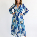 Althea | Vestido Maxi Floral de Manga Longa