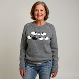 Amanda | Sweater Vintage Islandês de Tricô