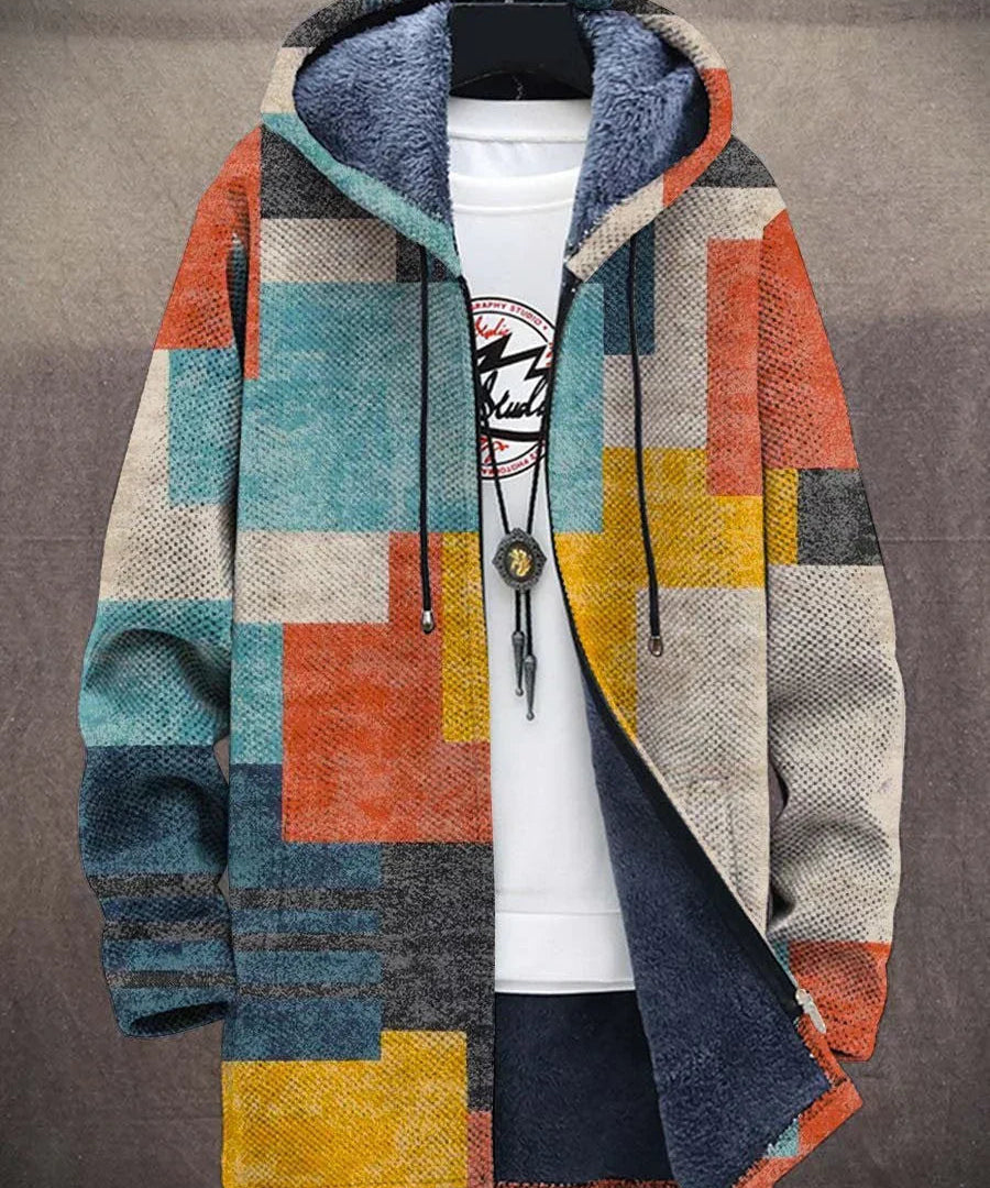 Hania - Cardigan de Luxo Inspirado na Arte