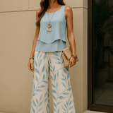 Amélia | Conjunto Azul de Verão Mulher