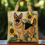 Bolso Artesanal - Pastor Alemão Floral