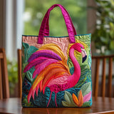 Mala Artesanal - Flamingo Arco-Íris Matelassé