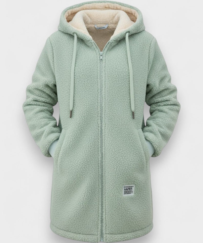 Birgitta™ | Casaco de fleece elegante com design nórdico
