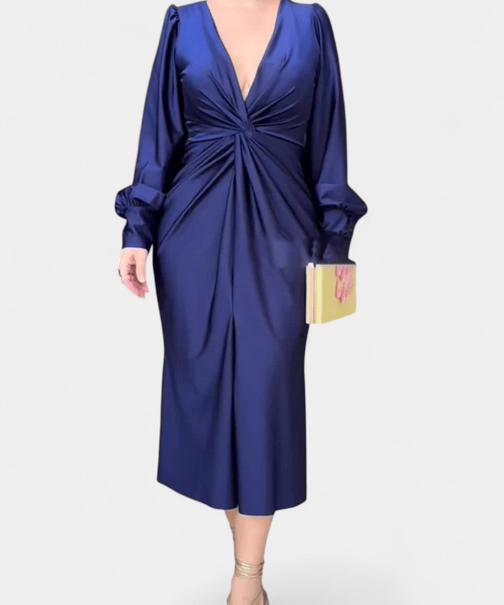 Bodil | Vestido V com Decote em V Atemporal
