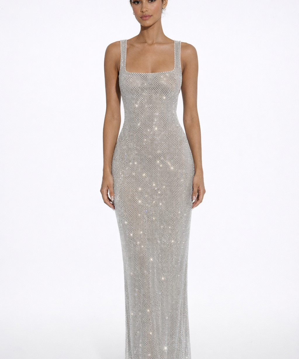 Elara | Vestido Maxi buddel check nog