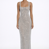 Elara | Vestido Maxi buddel check nog