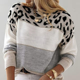 Sara | Sweater Casual com Estampa de Leopardo