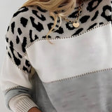 Sara | Sweater Casual com Estampa de Leopardo