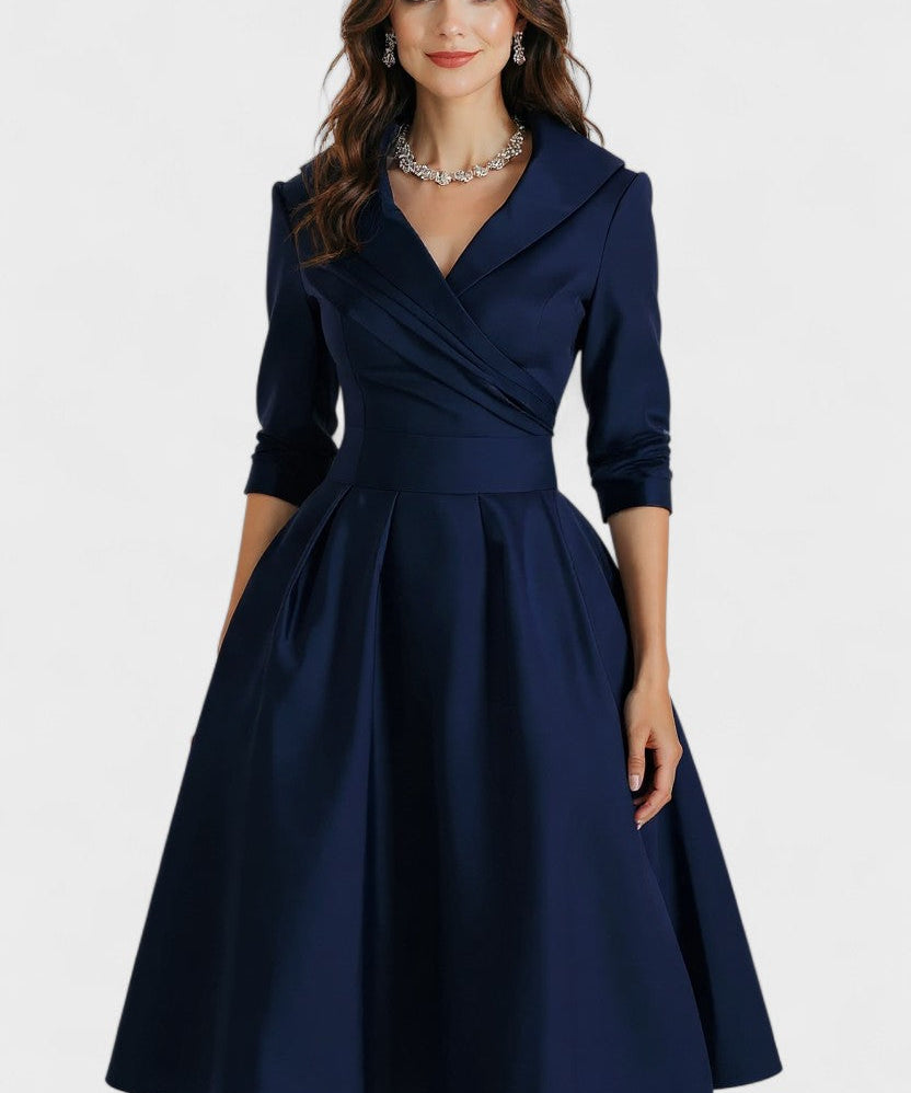 Ceryn | Vestido Midi de Cetim