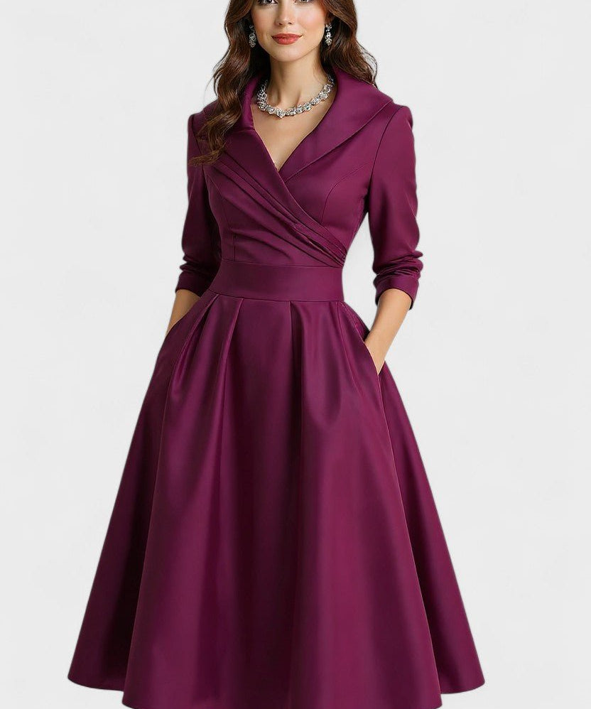 Ceryn | Vestido Midi de Cetim