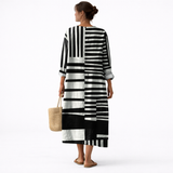 Lara™ | Vestido Estampado Gráfico