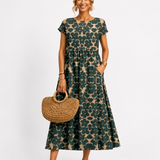 Florene | vestido de verão de manga curta