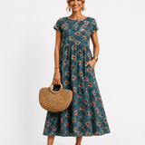 Florene | vestido de verão de manga curta