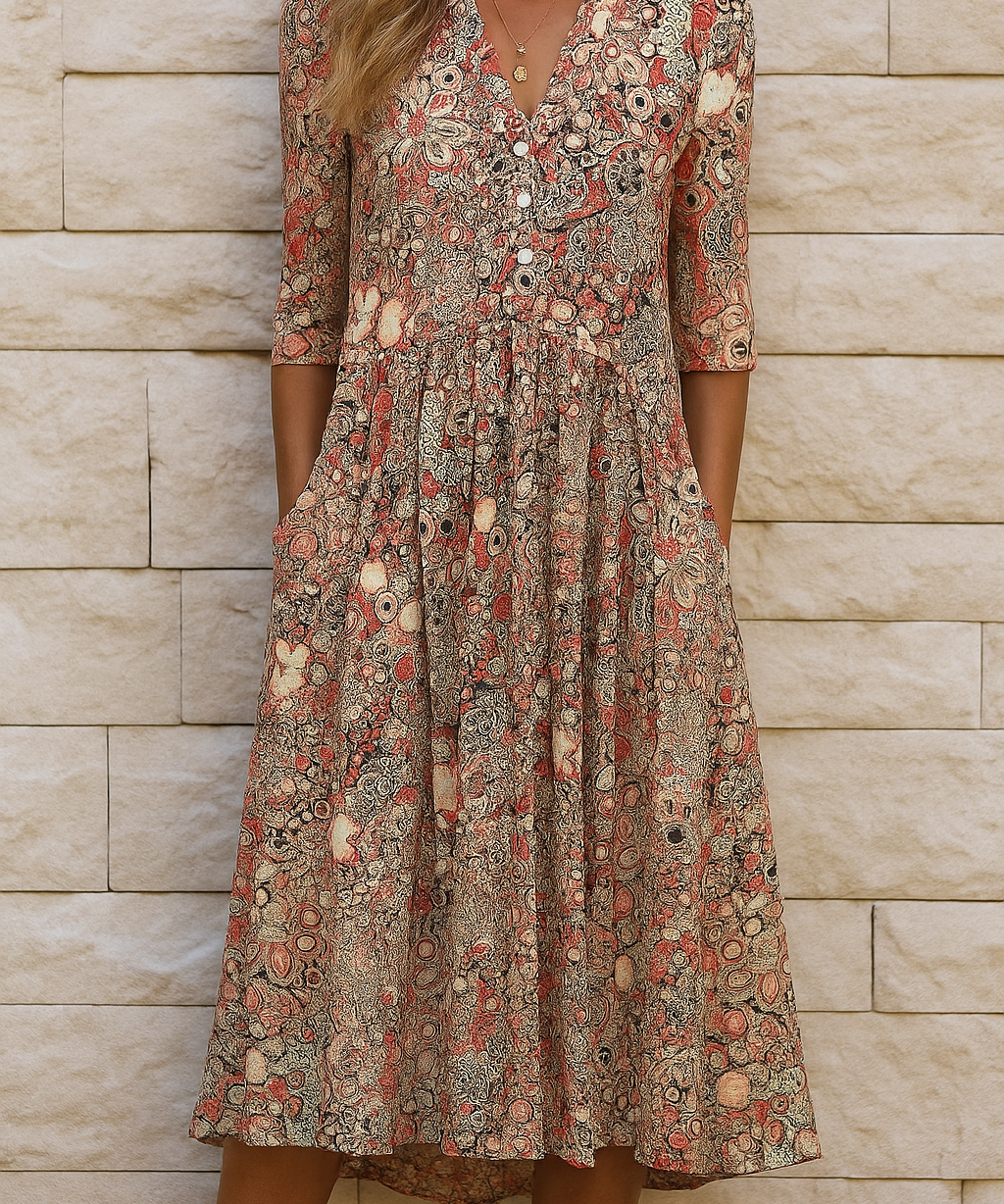 Constança | Vestido de Decote em V