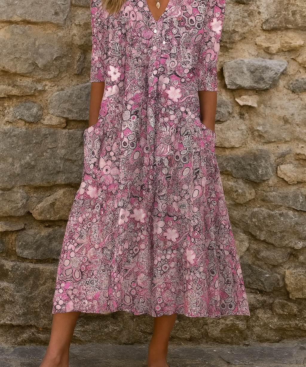 Harlow | Vestido Elegante com Decote em V