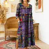 Bruna | Vestido Midi Estampado