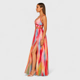 Elva™ | Elegante vestido de noite multicolorido